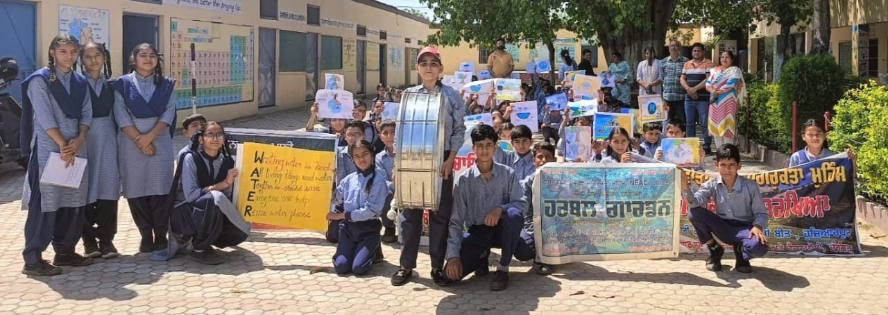 Water Save Awareness Rally under Jal Shakti Abhiyan Pakhwara.